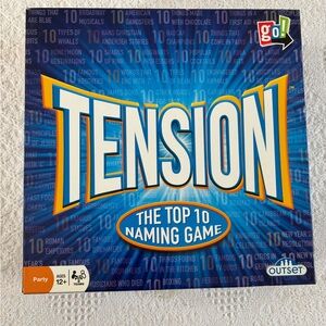 Tension Top Ten Naming Game Party Game Preowned Excellent Ages 12 to Adult